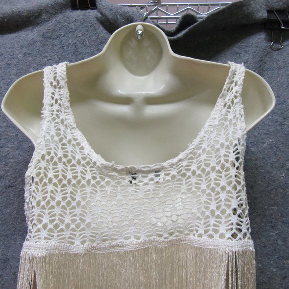 White Fringe Cool Wear Cover Up - Picture 6 of 10
